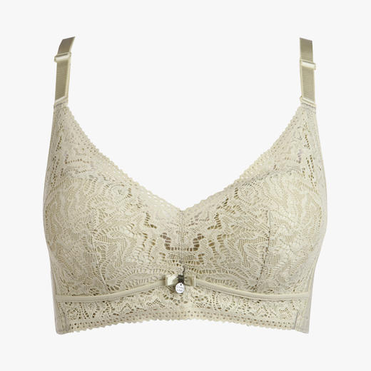 都市丽人聚拢升杯聚拢杯B杯常规内衣蕾丝中厚3/4杯文胸四排扣树脂胶圈YB21A2 商品图4