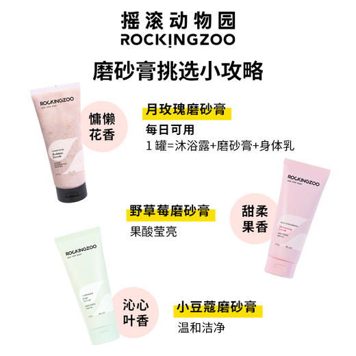 全身去角质身体磨砂膏   深层清洁保湿滋润  摇滚动物园送身体乳 商品图4