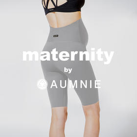 AUMNIE | 孕妇裸感托腹五分裤 / OTB M. SHAPE BIKER SHORTS