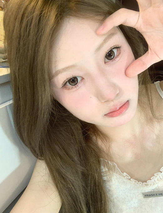 店主推荐丨高光奶茶·Hushlens丨透亮玻璃珠14.2mm（年抛/2片装） 商品图3