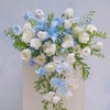 百合，蝴蝶兰蓝色系讲台插花 商品缩略图1