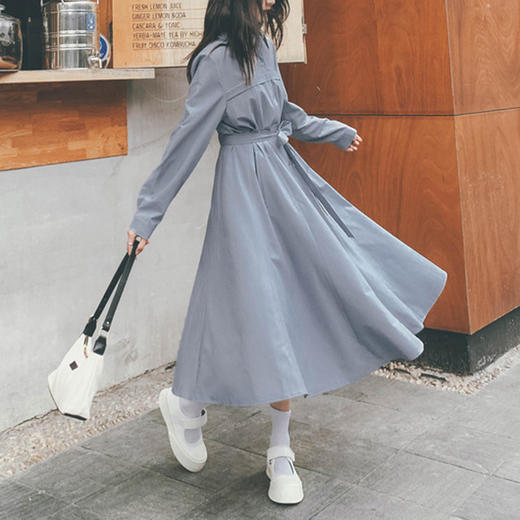 裁缝学苑AX03 长袖衬衫连衣裙纸样女装2022新款收腰服装衣服打板 商品图1