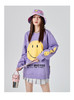 [韩国潮牌] SMILEY 正品微笑秋冬新品经典笑脸印花刺绣圆领卫衣501 商品缩略图0