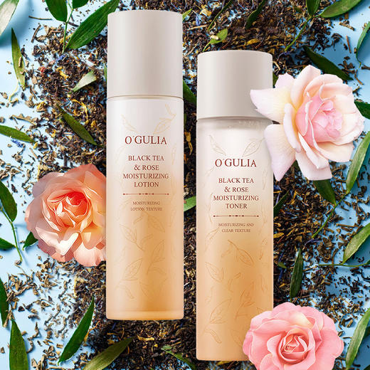 【双抗水乳！一套“嫩肤滋养”】阿古丽娅红茶玫瑰赋颜保湿爽肤水乳液组合,修护肌肤屏障水乳护肤品sh 商品图0