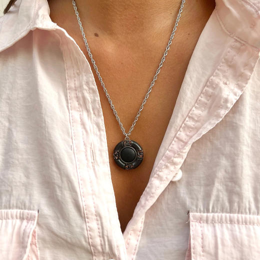 订购6周到｜Gigi Paris-Chanel-黑色水手 中古纽扣 项链［法国设计师］ 商品图2