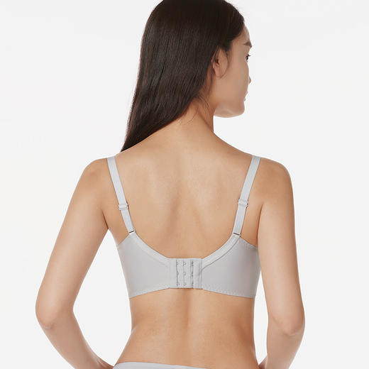 都市丽人聚拢升杯聚拢杯B杯常规内衣蕾丝中厚3/4杯文胸三排扣无钢圈LB25K1 商品图2