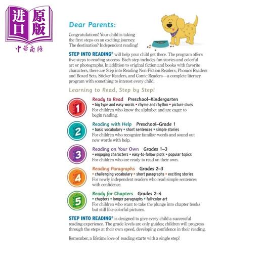 【中商原版】Step into Reading Step 2 New Puppy The 兰登阅读进阶2 我的紫色小狗 先生 英文原版 儿童绘本 分级阅读 Kristen B 商品图4