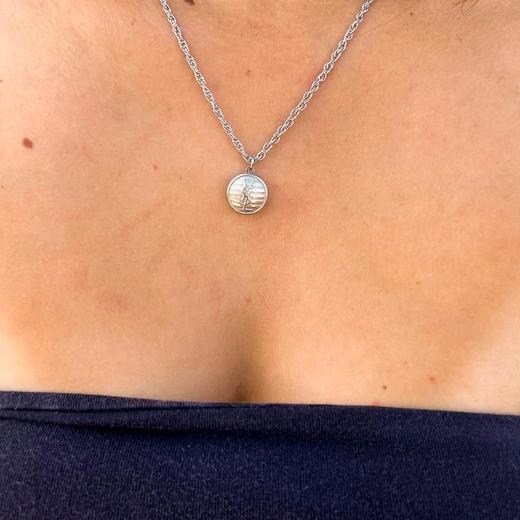 订购6周到｜Gigi Paris-YSL-中古纽扣 项链（银色）［法国设计师］ 商品图3
