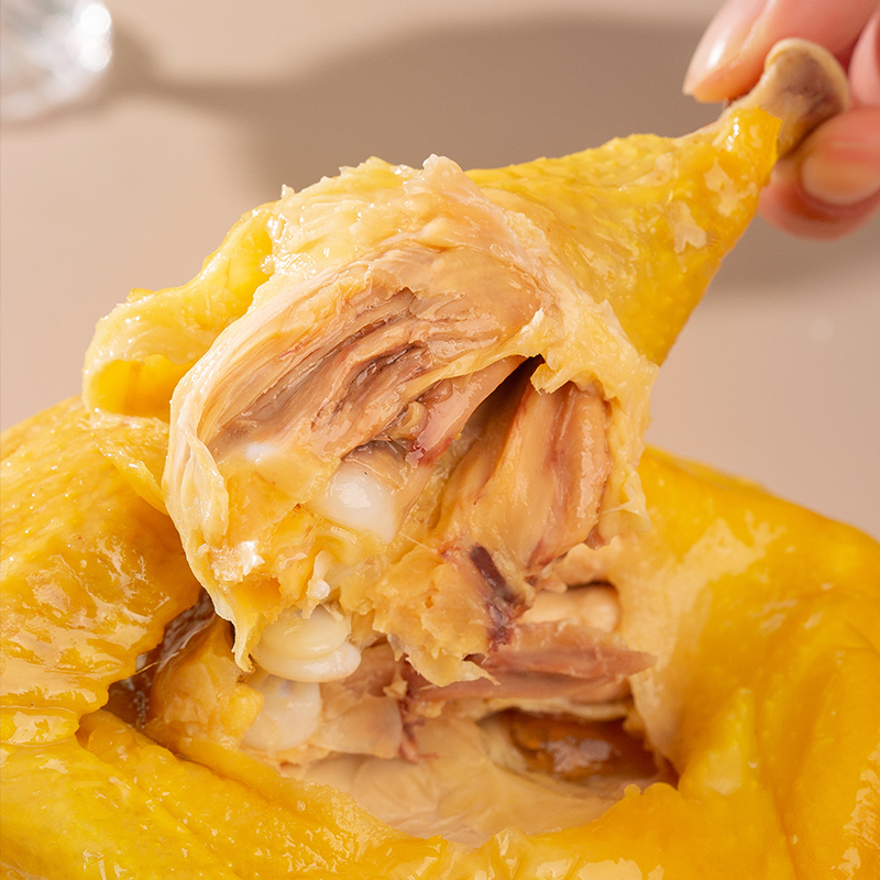 来自竹林里的散养土鸡  熟食碳盐焗小皇鸡     美味营养     餐桌新宠