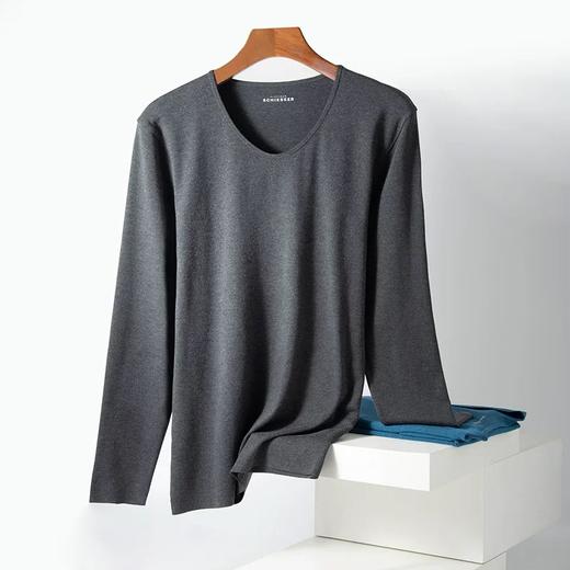 【蚕丝随型裁】SCHIESSER秋冬新款 德国舒雅内衣男 铂雅桑蚕丝再生纤维无痕男保暖上衣95/13018Q 95/13019Y 商品图5