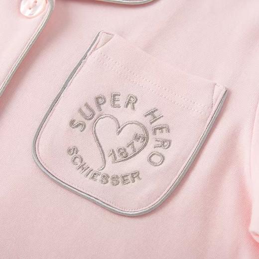 【经典针织棉】SCHIESSER德国舒雅童装女童100%针织棉柔软亲肤长袖长裤家居套装3F/18609H 商品图2