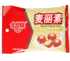 【亚欧超市】金丝猴麦丽素巧克力80g/袋