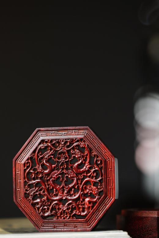【青山特惠】小叶紫檀 璃龙 熏香炉 b101 商品图4