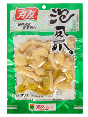 【亚欧超市】有友泡山椒凤爪180g/袋