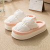 防水棉拖鞋女秋冬季厚底踩屎感棉鞋男士冬天室内防滑家居家用加厚 商品缩略图2