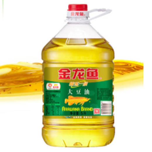 【62元/桶】金龙鱼精炼一级大豆油5L（0100715） 商品图0
