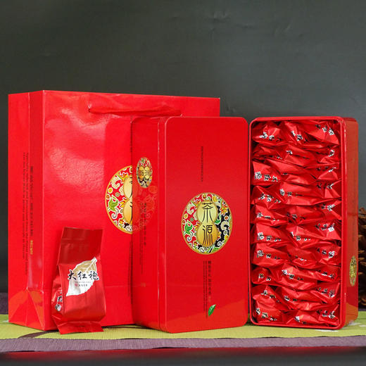 【食品酒水】福建新茶铁观音乌龙茶组合装铁盒礼盒装俩盒送礼袋 商品图0