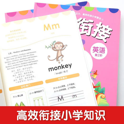 (仓发) 英语  全3册 -幼小衔接阶梯教程-赠线上课程 免费音频 学前教育 幼儿园大班中班小班一年级3-4-5-6岁 26个字母 177个常见单词 幼/9787560875552 商品图6