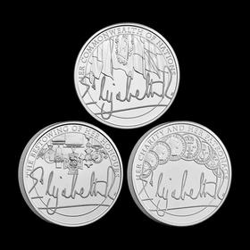 2022英国女王统治系列纪念币，带女王签名