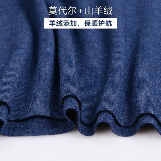 【莫代尔羊绒】SCHIESSER德国舒雅保暖内衣男 铂雅莫代尔羊绒无痕中厚上衣/秋裤95/13011Q 95/13012Y 商品图4
