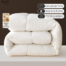 水星集团出品 百丽丝BLISS 澳洲进口羊毛 春秋被 冬被