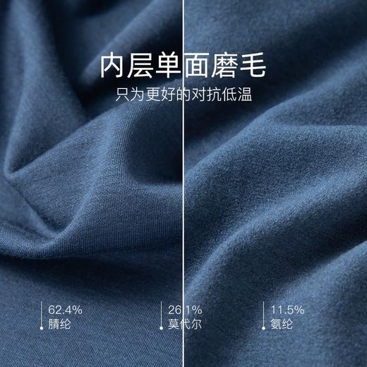 【暖柔】SCHIESSER舒雅保暖内衣男铂雅莫代尔发热纤维加绒圆领打底厚款（套装）95/19044W 商品图3