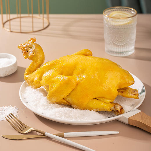来自竹林里的散养土鸡  熟食碳盐焗小皇鸡     美味营养     餐桌新宠 商品图3