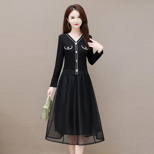 YWE GWB07时尚假两件套装连衣裙 商品图1