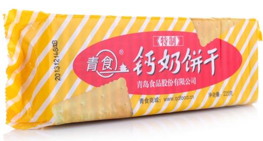 【亚欧超市】青食钙奶饼干225g/袋 商品图2