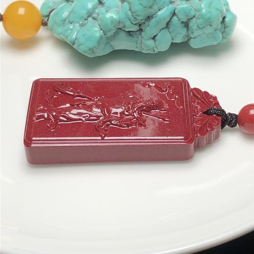 男款关公紫砂平安无事牌 饰品美物 商品图3