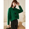 欧芮儿开衫毛衣外套女秋冬新款2021宽松显瘦时尚复古针织麻花上衣 商品缩略图1