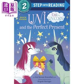 【中商原版】Step into Reading Step 2 Uni And The Perfect Present 兰登阅读进阶2独角兽和礼物 英文原版 儿童绘本 分级阅读