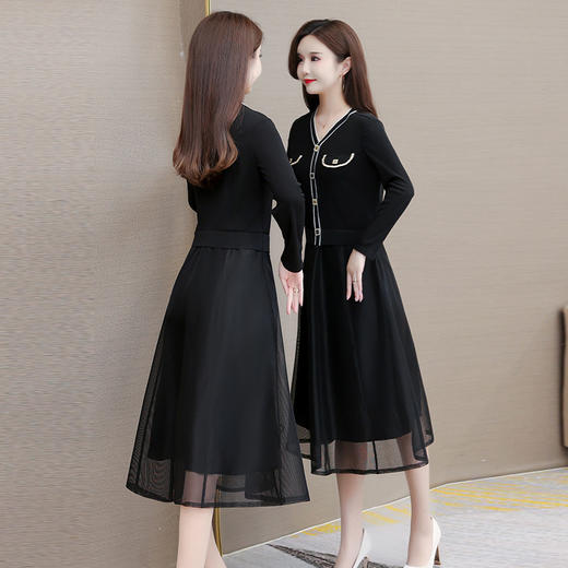 YWE GWB07时尚假两件套装连衣裙 商品图2