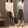 秋季新款，纯色针织衫气质时尚休闲套装裙两件套HR-GSTX99836 商品缩略图3