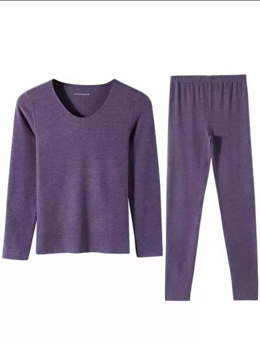 【双面绒随型裁】SCHIESSER德国舒雅双面绒女士保暖衣套装340g最大尺码XXL  60/16472W 商品图0