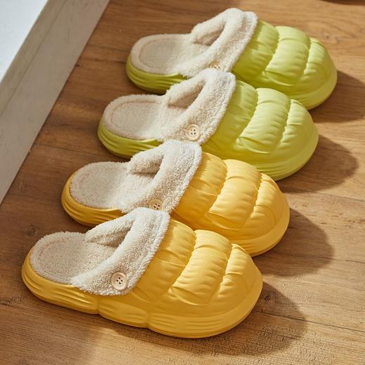 【 创意新设计 可拆洗棉拖鞋 洗刷更方便】EVA秋冬棉拖鞋男士情侣室内加绒保暖毛拖可拆洗厨房防水棉拖鞋女 商品图7