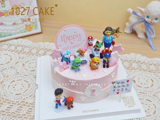 1027CAKE | 汪汪队 狗狗主题蛋糕 粉色系 商品图2