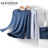 【暖柔】SCHIESSER舒雅保暖内衣男铂雅莫代尔发热纤维加绒圆领打底厚款（套装）95/19044W 商品缩略图0
