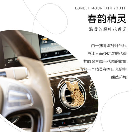 宋朝御猫车载香薰   汽车内出风口香薰   持久留香   车内装饰挂件 商品图5