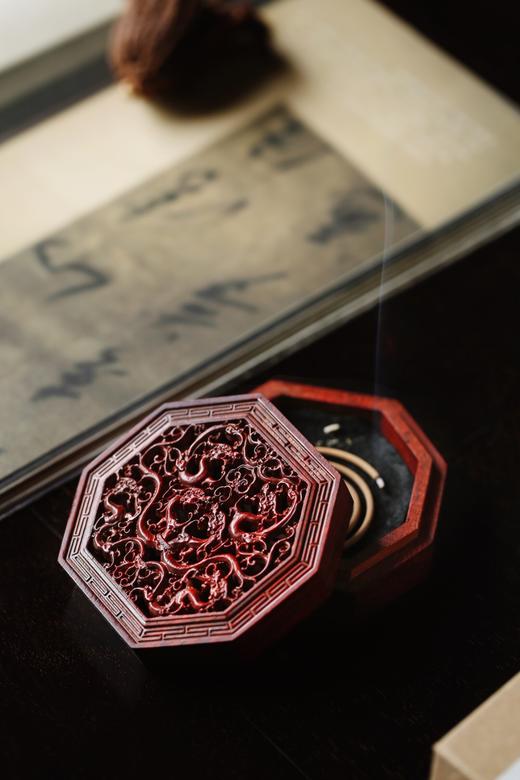 【青山特惠】小叶紫檀 璃龙 熏香炉 b101 商品图3