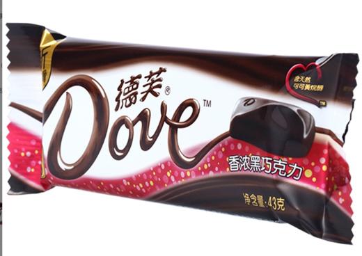 【亚欧超市】德芙黑巧克力43g/块 商品图1