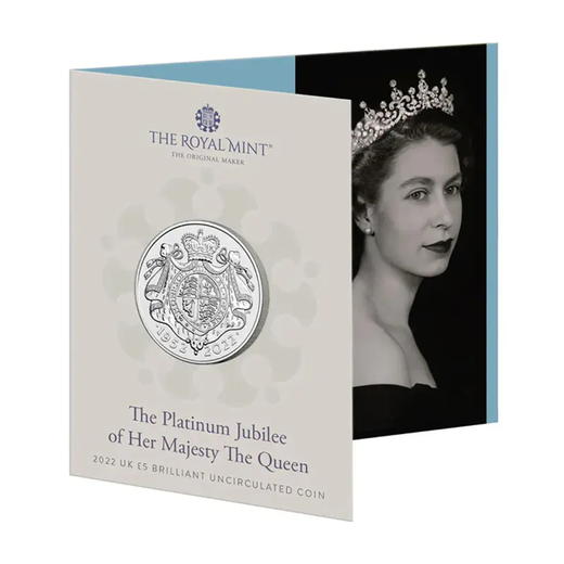 英国女王伊丽莎白二世登基70周年纪念卡币 商品图2