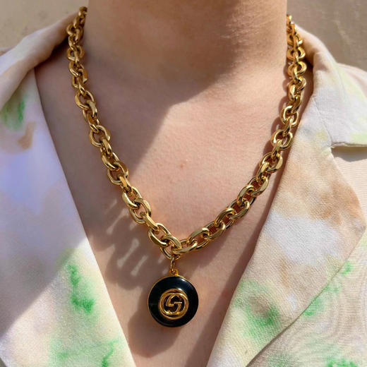 订购6周到｜Gigi Paris-Gucci-中古纽扣 项链［法国设计师］ 商品图0