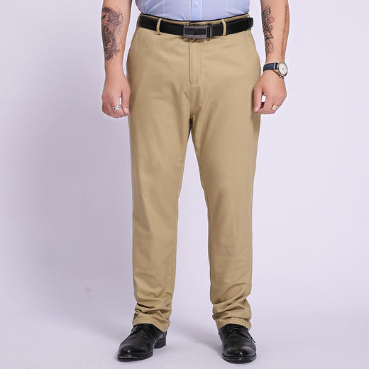 特大码【DM】大依优型男士大码长裤全棉商务休闲宽松百搭肥佬大号加肥休闲长裤男300斤 商品图10