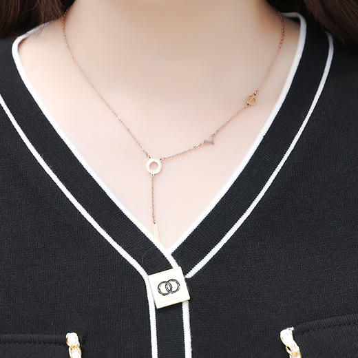 YWE GWB07时尚假两件套装连衣裙 商品图3