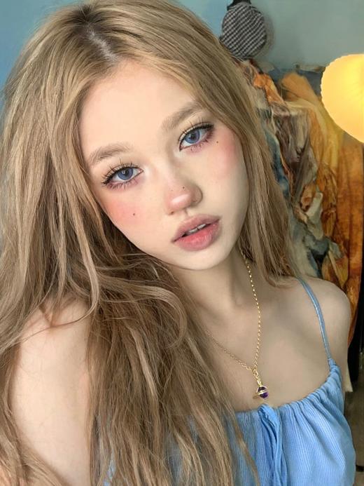 平价年抛丨冰蓝海巫·Jellibo丨标注14.5mm 实际上眼效果14.2mm（年抛/2片装） 商品图6