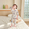【透气 柔软 会呼吸】夏季新款儿童呼吸棉套装a类纯棉家居服男可爱透气七分袖睡衣 商品缩略图7