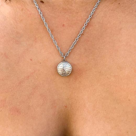 订购6周到｜Gigi Paris-YSL-中古纽扣 项链（银色）［法国设计师］ 商品图4