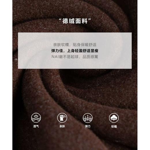 欧芮儿半高领T恤女秋冬新款2021修身显瘦纯色双面绒内搭打底上衣 商品图5