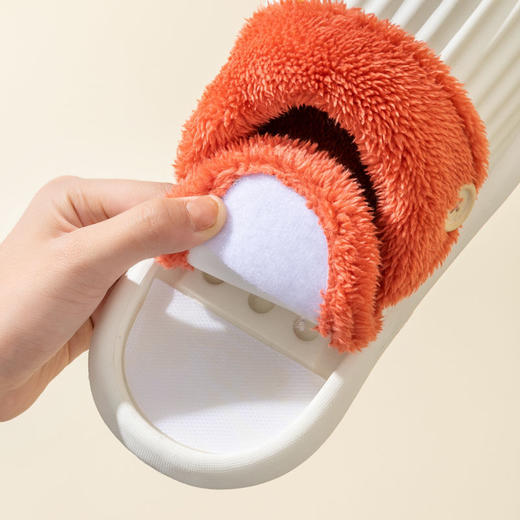 【主播推荐 可拆洗棉拖鞋 洗刷更方便】女款可拆卸冬天防寒保暖防水学生韩版家用冬季外穿男 商品图5